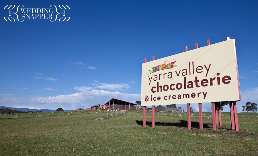 Wedding photographers at Yarra Valley chocolaterie